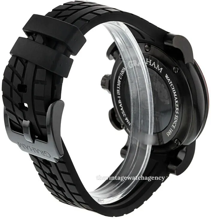 Graham Silverstone 2SAAB.B01A 44mm Stainless steel Black 2