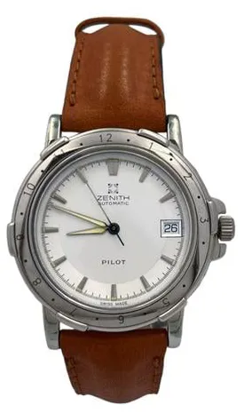 Zenith Pilot 4011800468 37mm Stainless steel Silver