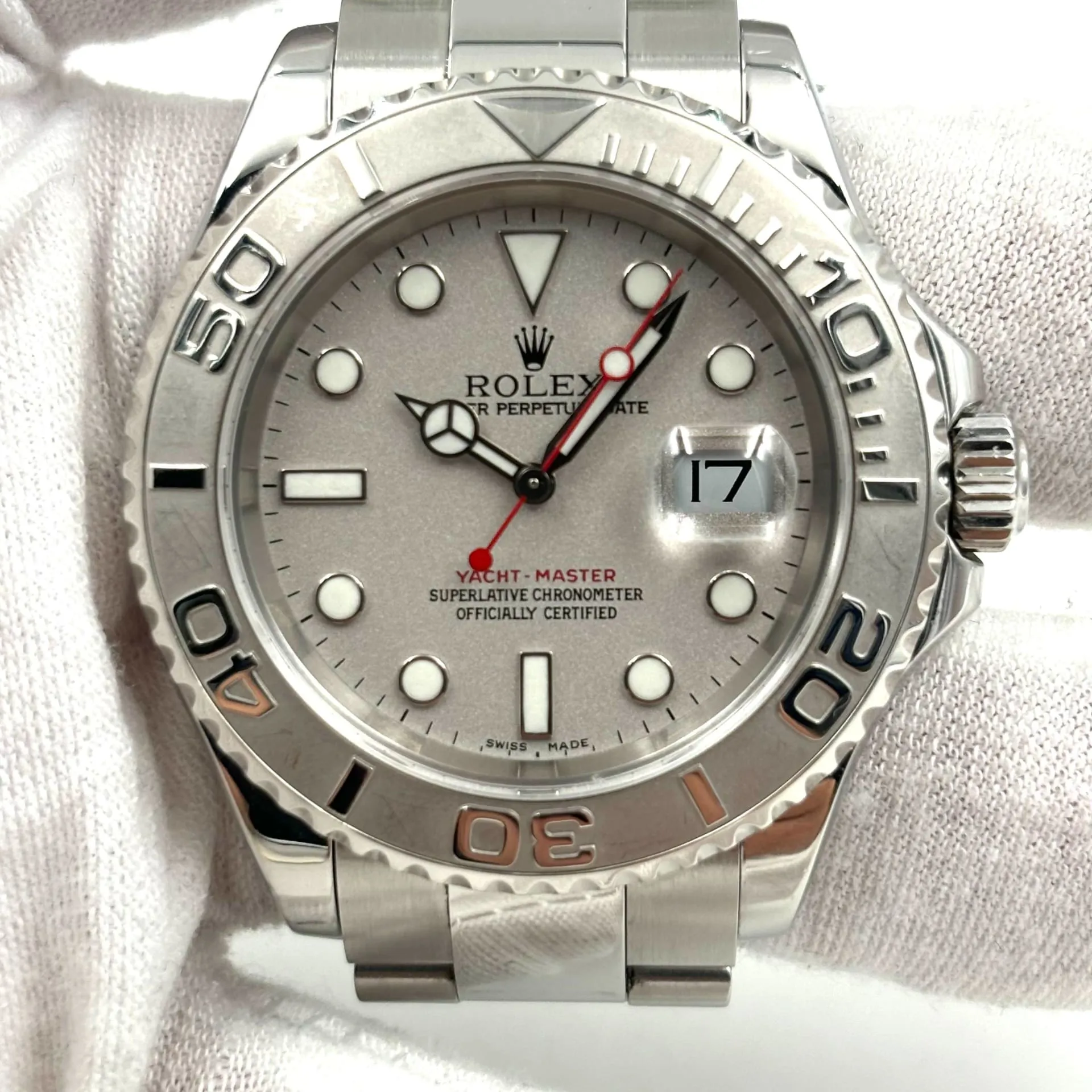 Rolex Yacht-Master 16622 40mm Stainless steel Silvered