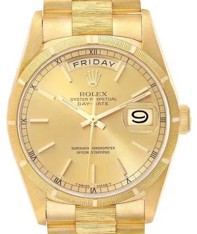 Rolex Day-Date 36 18248 36mm Yellow gold Champagne