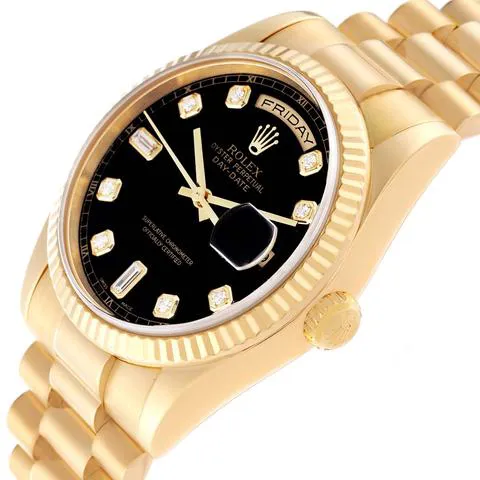 Rolex Day-Date 36 118238 36mm Yellow gold Black 7