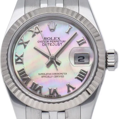 Rolex Lady-Datejust 179174NR 26mm Stainless steel White