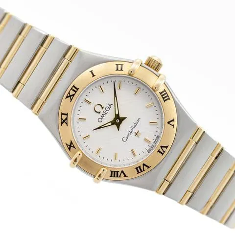 Omega Constellation 795.1203 22mm Yellow gold and Stainless steel White