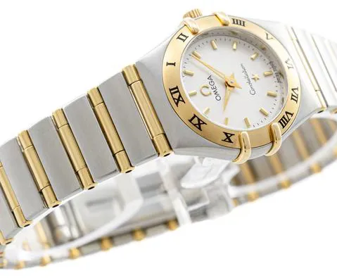 Omega Constellation 795.1203 22mm Yellow gold and Stainless steel White 2