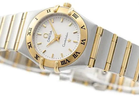 Omega Constellation 795.1203 22mm Yellow gold and Stainless steel White 3