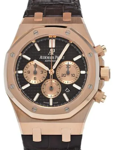 Audemars Piguet Royal Oak 26331OR.OO.D821CR.01 41mm Rose gold Brown