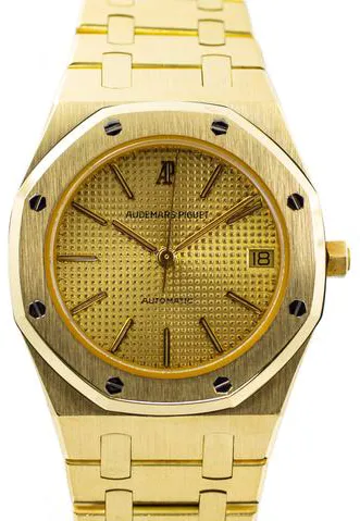 Audemars Piguet Royal Oak 4100BA 35mm Yellow gold Gray