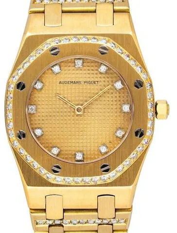 Audemars Piguet Royal Oak Lady 31mm Yellow gold Champagne