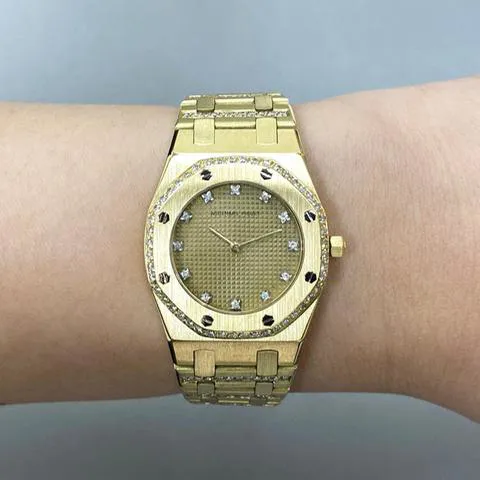 Audemars Piguet Royal Oak Lady 31mm Yellow gold Champagne 7