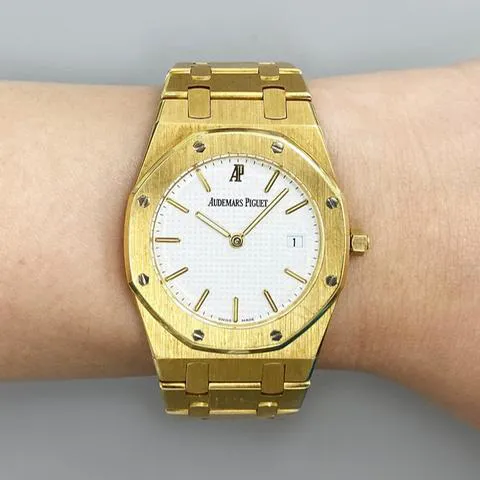 Audemars Piguet Royal Oak 56175BA 33mm Yellow gold White 7