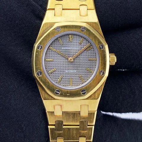 Audemars Piguet Royal Oak Lady 30mm Yellow gold Gray 1