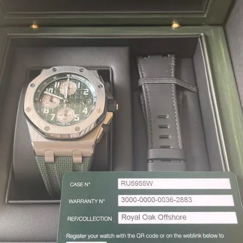 Audemars Piguet Royal Oak Offshore 26238TI.OO.A056CA.01 42mm Titanium Green 5