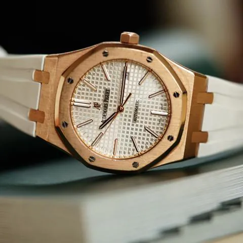 Audemars Piguet Royal Oak 15400OR.OO.D088CR.01 41mm Rose gold Silver 4