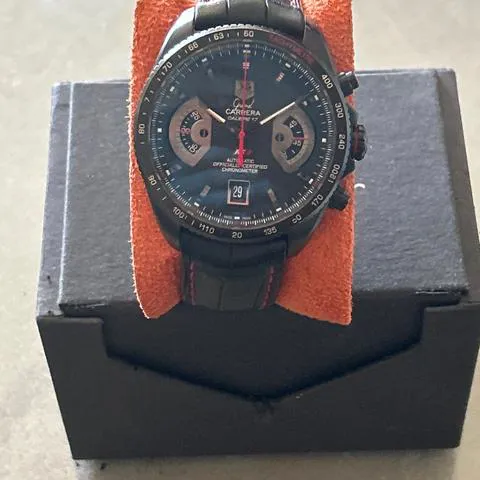 TAG Heuer Grand Carrera CAV518B 43mm Titanium Black