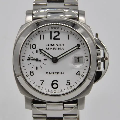 Panerai Luminor PAM 00051 40mm Stainless steel White