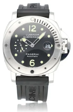 Panerai Submersible PAM 00024 Stainless steel Black