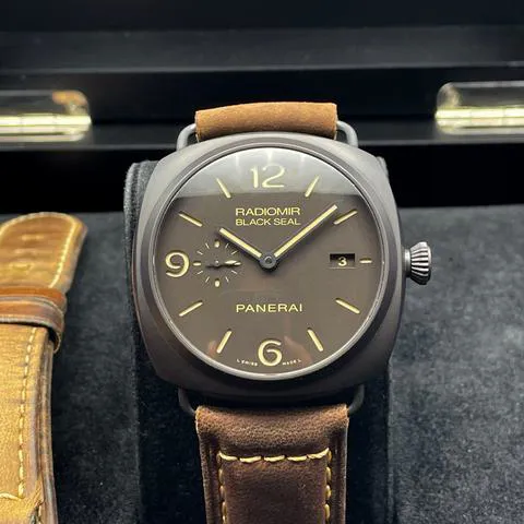 Panerai Radiomir Black Seal 3 Days Aut PAM 00505 45mm Aluminium Brown