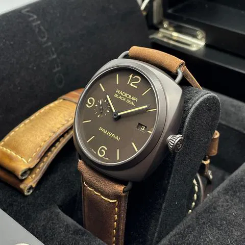 Panerai Radiomir Black Seal 3 Days Aut PAM 00505 45mm Aluminium Brown 2