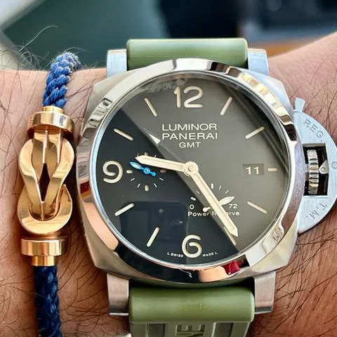 Panerai Luminor 1950 3 Days GMT Power  PAM 01321 44mm Stainless steel Black 5