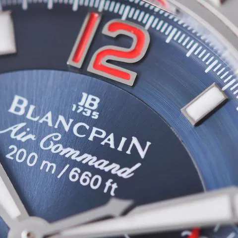 Blancpain Air Command N2485F-1140M71 36mm Stainless steel Blue 4