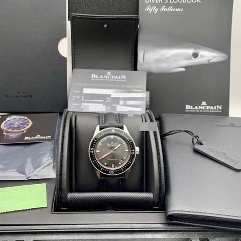 Blancpain Fifty Fathoms 5100B-1110-B52A 38mm Stainless steel Gray meteor