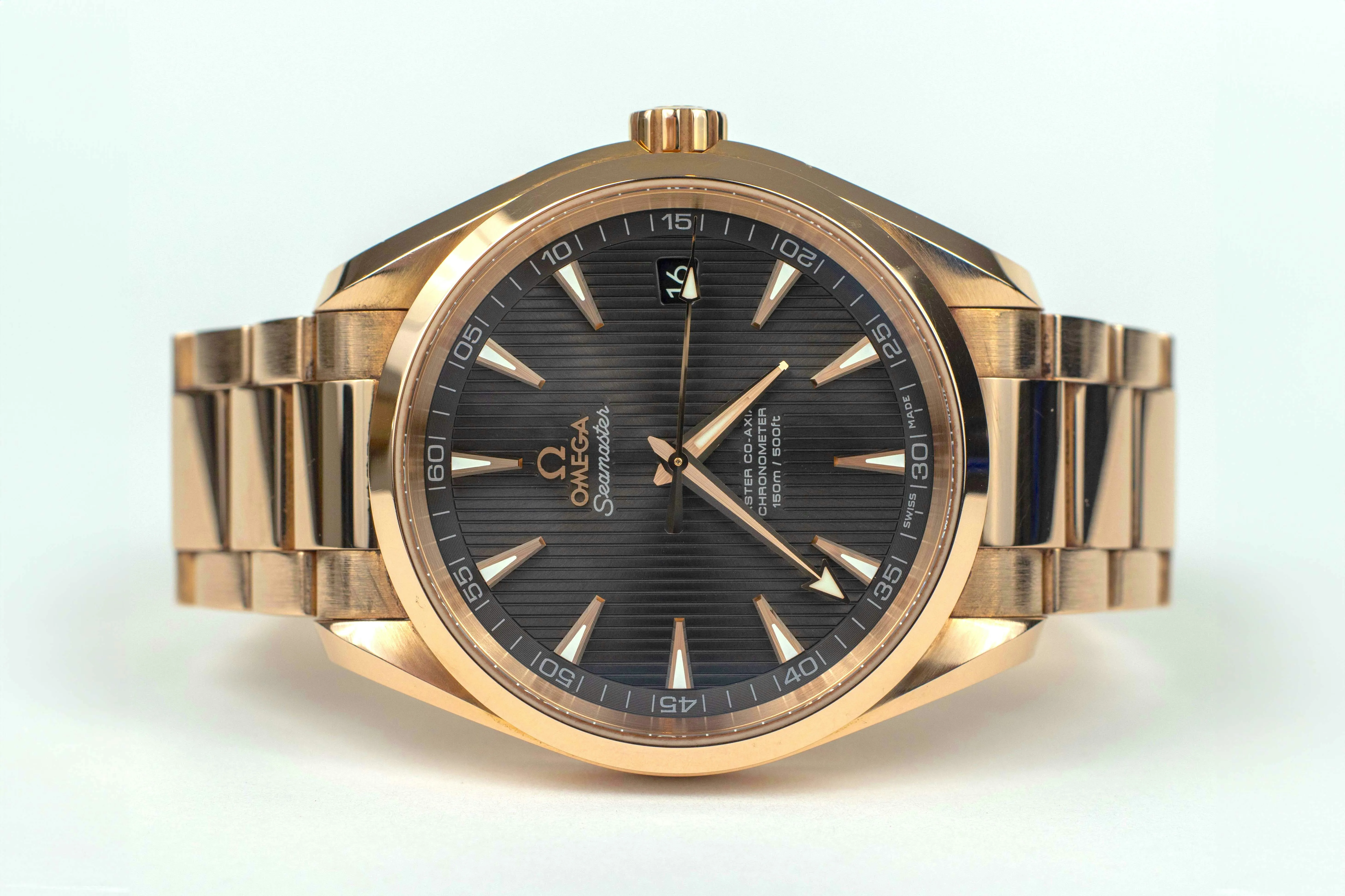 Omega Aqua Terra 231.50.42.21.06.002 41.5mm Rose gold Gray 20