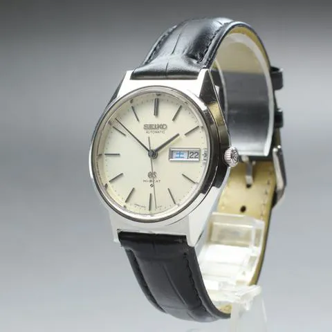 Seiko Hi-Beat 5646-7010 37mm Stainless steel White 2