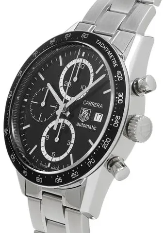 TAG Heuer Carrera Calibre 16 CV2010.BA0786 41mm Stainless steel Black 1