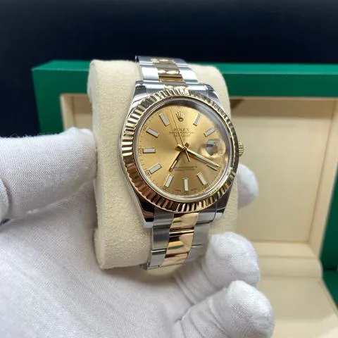 Rolex Datejust II 116333 41mm Yellow gold and Stainless steel Champagne 1