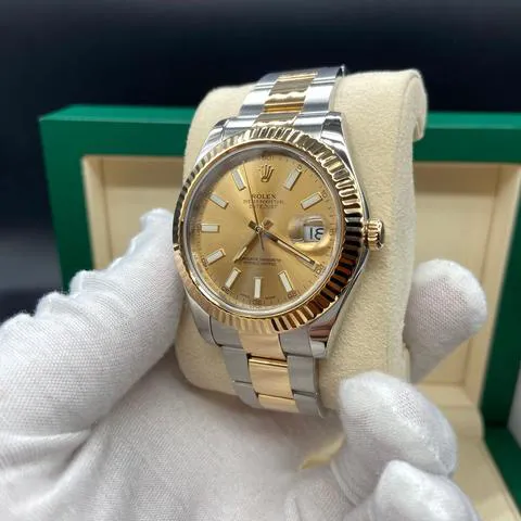 Rolex Datejust II 116333 41mm Yellow gold and Stainless steel Champagne 2