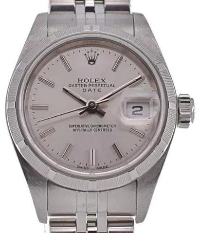 Rolex Oyster Perpetual Date 79190 26mm Stainless steel Silver