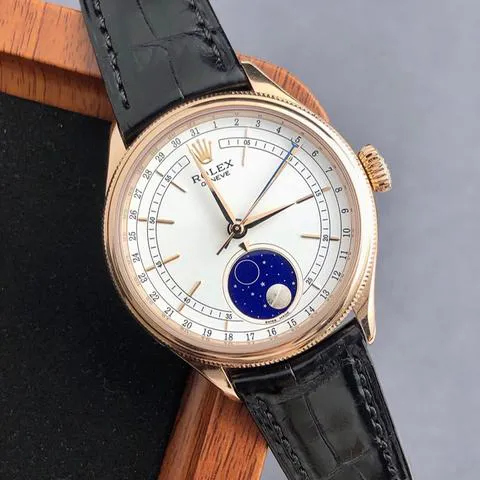 Rolex Cellini Moonphase 50535-0002 39mm Rose gold White