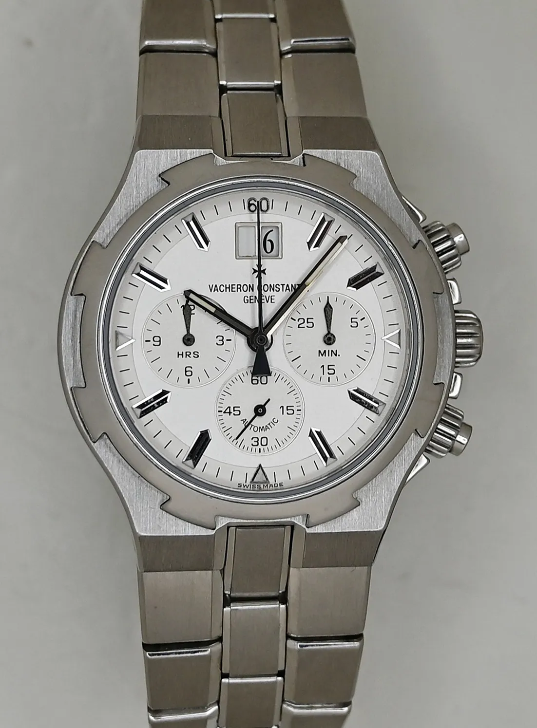 Vacheron Constantin Overseas Chronograph 49140 40mm Stainless steel Silver