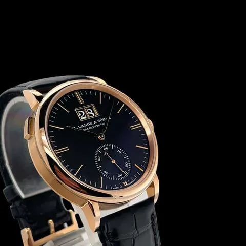 A. Lange & Söhne Saxonia 381.031 38.5mm Rose gold Black 3