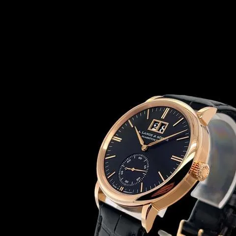 A. Lange & Söhne Saxonia 381.031 38.5mm Rose gold Black 4