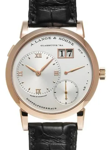 A. Lange & Söhne Lange 1 191.032 38.5mm Rose gold Silver