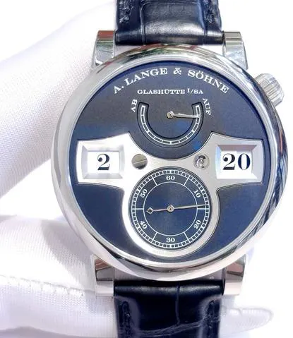 A. Lange & Söhne Lange Zeitwerk 140.029 42mm White gold Black