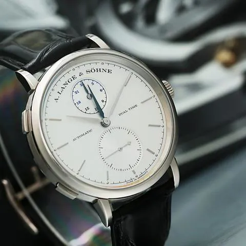 A. Lange & Söhne Saxonia 385.026 40mm White gold Silver