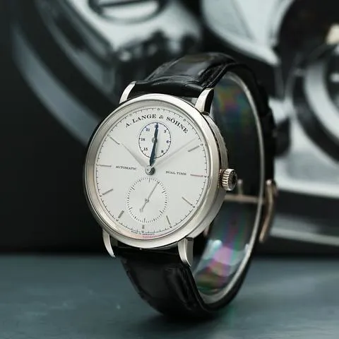 A. Lange & Söhne Saxonia 385.026 40mm White gold Silver 5