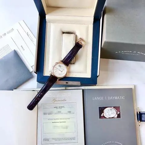 A. Lange & Söhne Lange 1 320.032 39.5mm Rose gold Silver