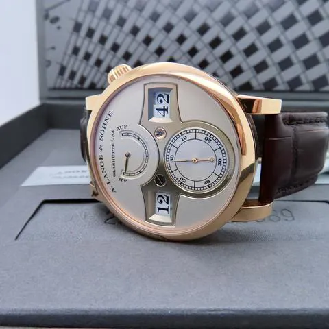 A. Lange & Söhne Zeitwerk 140.032 42mm Rose gold Silver