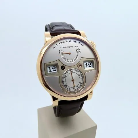 A. Lange & Söhne Zeitwerk 140.032 42mm Rose gold Silver 4