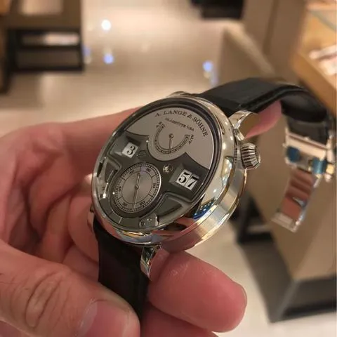 A. Lange & Söhne Zeitwerk 147.025F 44mm Platinum Silver 2