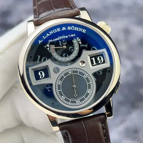 A. Lange & Söhne Zeitwerk 142.055 42mm Rose gold Black 2