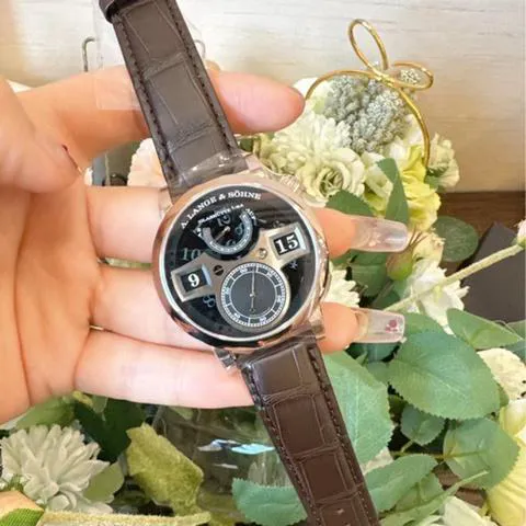 A. Lange & Söhne Zeitwerk 142.055 0mm Rose gold Black