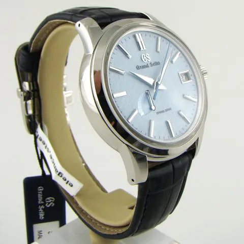 Grand Seiko Elegance SBGA407 40mm Stainless steel Blue 4