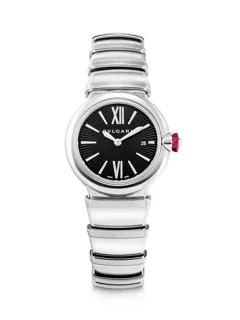 Bulgari LVCEA Stainless steel Black