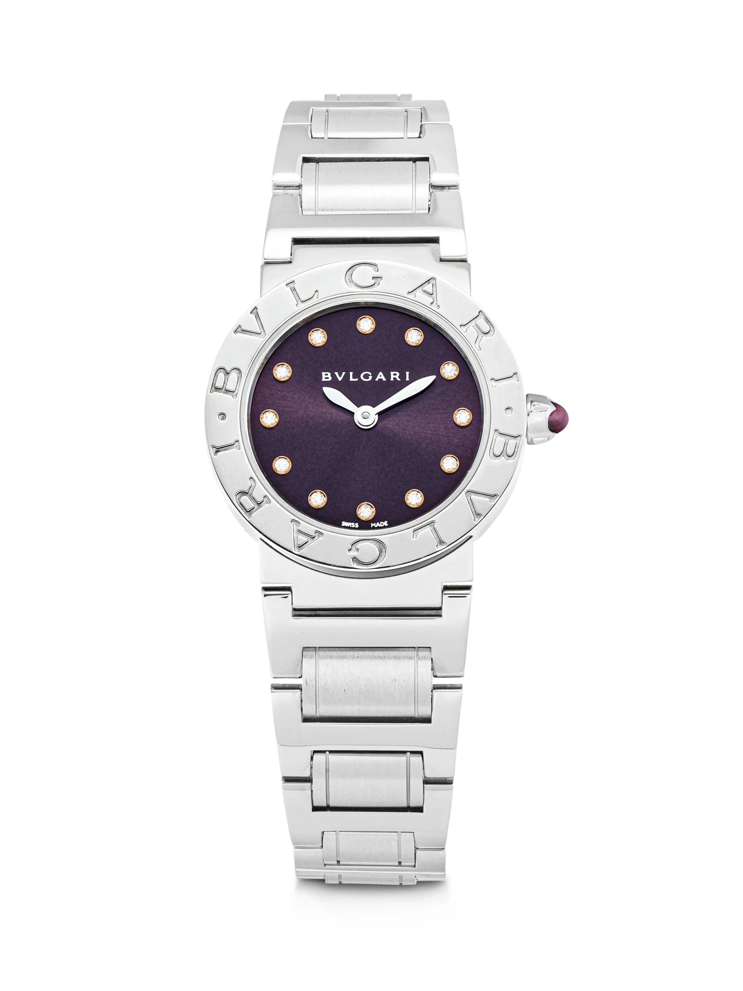 Bulgari Bulgari Bulgari 26mm Stainless steel Purple