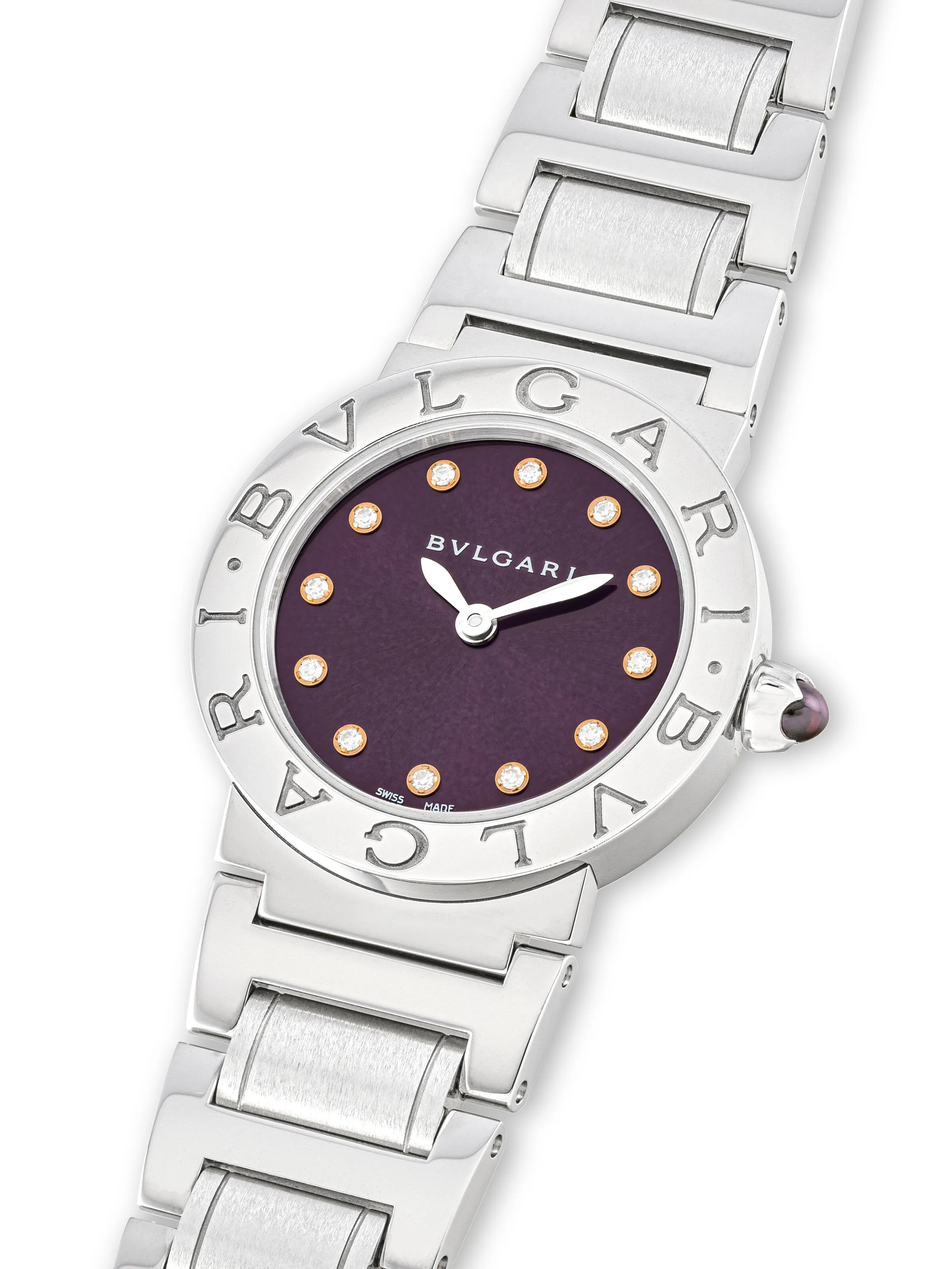 Bulgari Bulgari Bulgari 26mm Stainless steel Purple 1