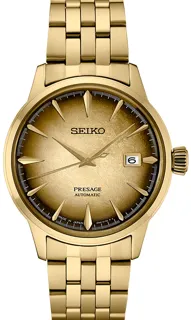 Seiko Presage SRPK48 Yellow gold and Stainless steel Golden